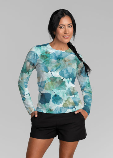 Shades of Blue (26064) ~ Long Sleeve Rash Guard