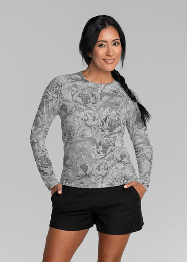 Vintage Botanical (26065) ~ Long Sleeve Rash Guard