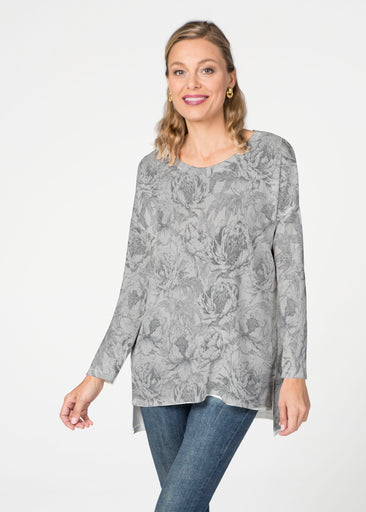 Vintage Botanical (26065) ~ Slouchy Butterknit Top