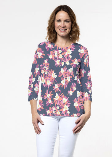 Lanai (26068) ~ Signature 3/4 Sleeve Crew Neck Top