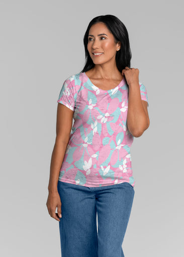 Boca Pink (26070) ~ Short Sleeve Scoop Shirt