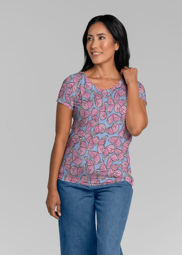 Butterflies (26075) ~ Short Sleeve Scoop Shirt