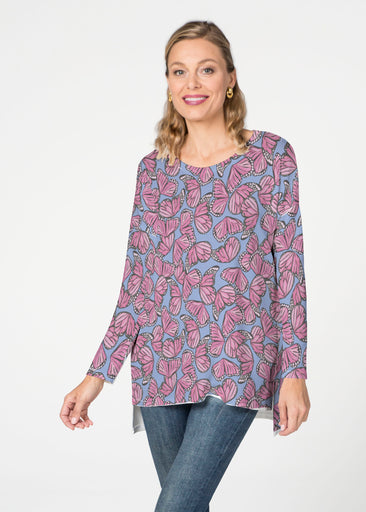 Butterflies (26075) ~ Slouchy Butterknit Top