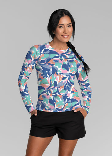 Leaf Dance (26076) ~ Long Sleeve Rash Guard