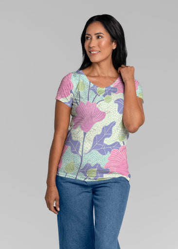 Mosaic Garden (26077) ~ Short Sleeve Scoop Shirt