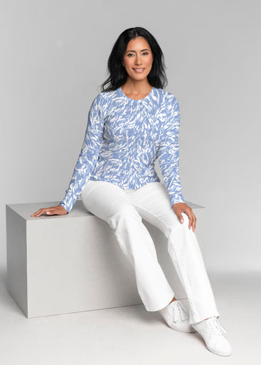 Faded Jeans (26083) ~ Thermal Long Sleeve Crew Shirt