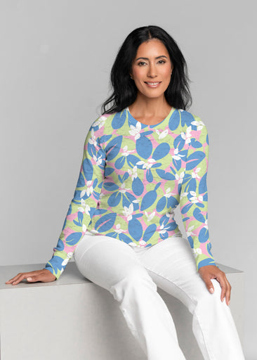 Boca Blue (26084) ~ Thermal Long Sleeve Crew Shirt