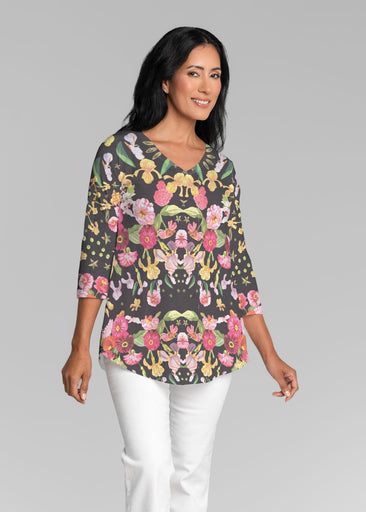 Baroque (26085) ~ V-neck Flowy Tunic