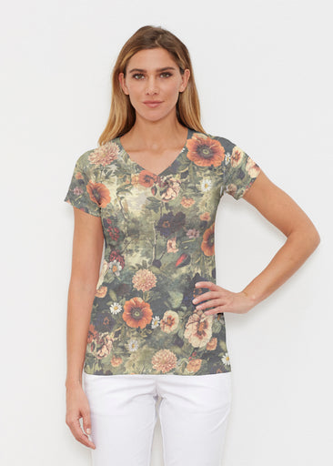 Dreamscape (26086) ~ Signature Cap Sleeve V-Neck Shirt