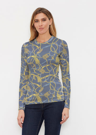 Tassels and Locks (26087) ~ Butterknit Long Sleeve Crew Top