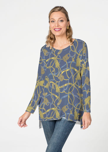 Tassels and Locks (26087) ~ Slouchy Butterknit Top