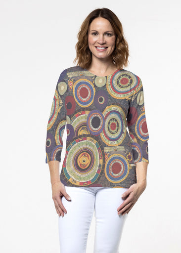 Archeology (26088) ~ Signature 3/4 Sleeve Crew Neck Top