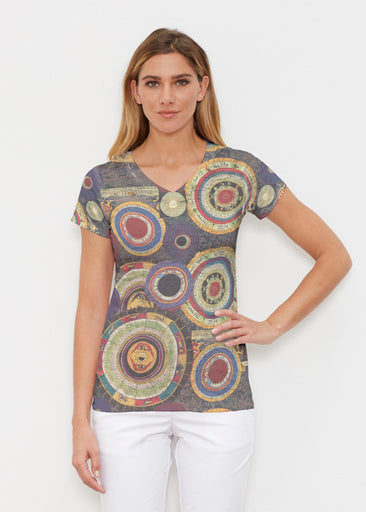 Archeology (26088) ~ Signature Cap Sleeve V-Neck Shirt