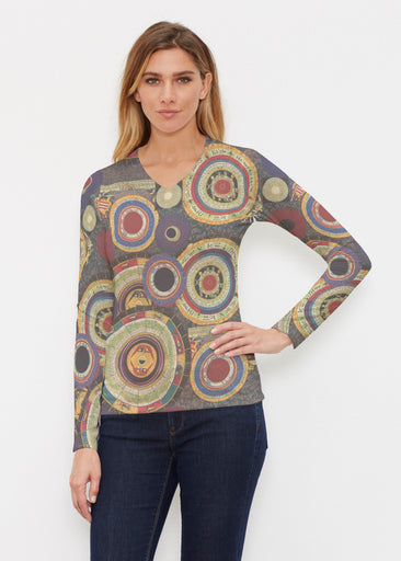 Archeology (26088) ~ Butterknit Long Sleeve V-Neck Top