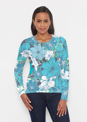 Polly Navy (5269) ~ Signature Long Sleeve Crew Shirt