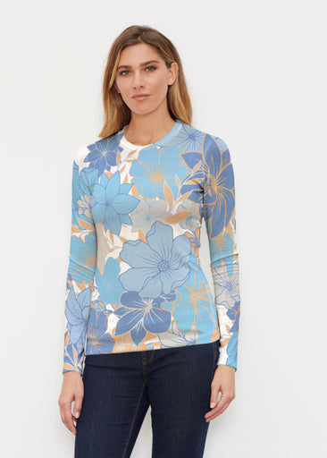 Polly Golden (5270) ~ Butterknit Long Sleeve Crew Top