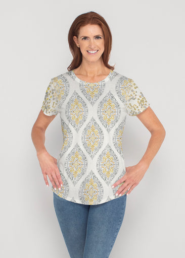 Etched Motif (8014) ~ Contoured Tri-Blend Scoop Tee