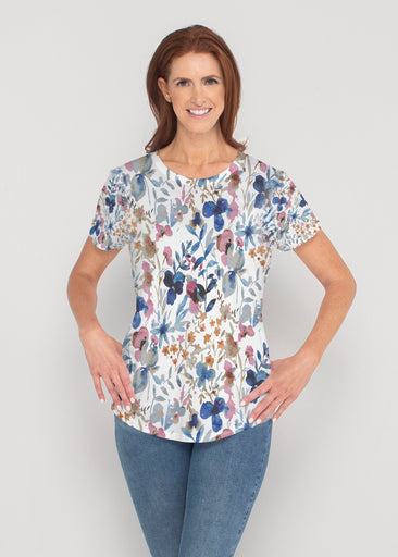 Rossa (8016) ~ Contoured Tri-Blend Scoop Tee