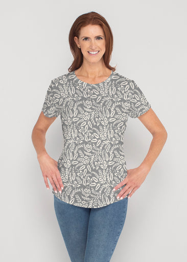 Chevron Vine (8017) ~ Contoured Tri-Blend Scoop Tee