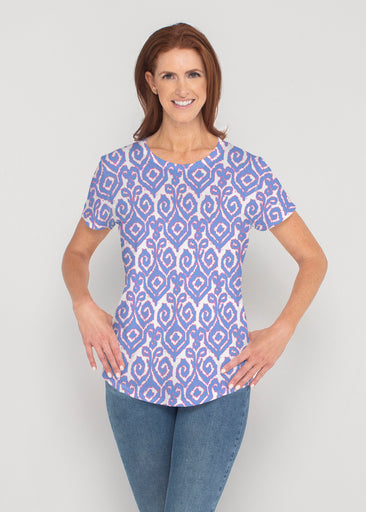 Crayola Royal (8023) ~ Contoured Tri-Blend Scoop Tee