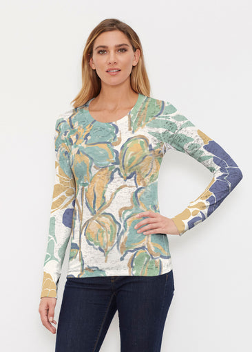 Stefania (8110) ~ Thermal Long Sleeve Crew Shirt