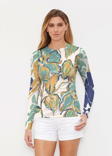 Stefania (8110) ~ Long Sleeve Rash Guard