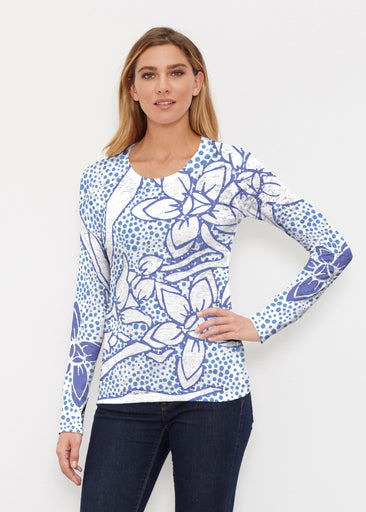 Polka Vine (8111) ~ Thermal Long Sleeve Crew Shirt