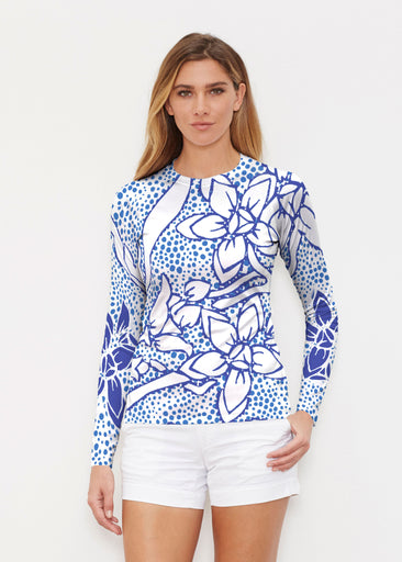 Polka Vine (8111) ~ Long Sleeve Rash Guard