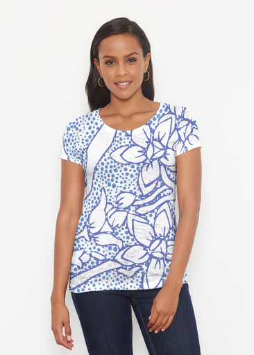 Polka Vine (8111) ~ Short Sleeve Scoop Shirt