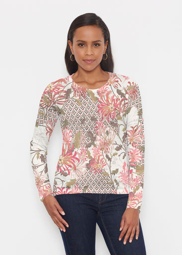 Lucia Chocolate (8129) ~ Signature Long Sleeve Crew Shirt