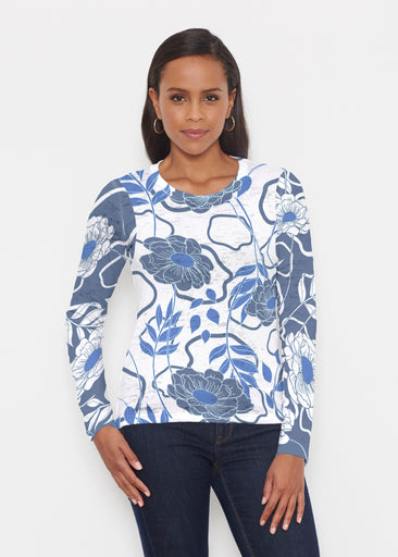 Clarrissa Navy (8138) ~ Signature Long Sleeve Crew Shirt