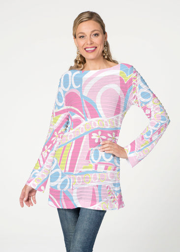 Summer O"S (8140) ~ Banded Boatneck Tunic