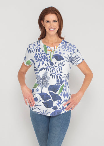 Petals (8141) ~ Contoured Tri-Blend Scoop Tee