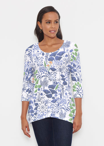 Petals (8141) ~ Katherine Hi-Lo Thermal Tunic