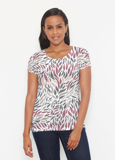 Hotsy Totsy Wine (8144) ~ Short Sleeve Scoop Shirt