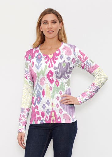 Spring Pastel (8155) ~ Thermal Long Sleeve Crew Shirt