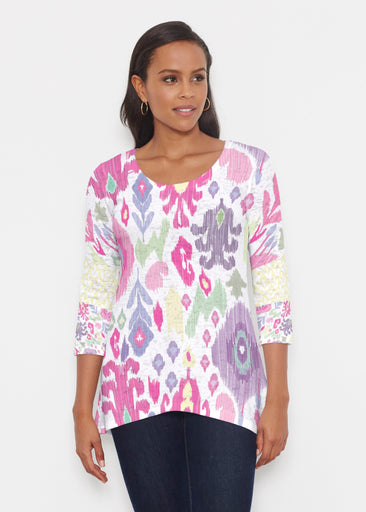 Spring Pastel (8155) ~ Katherine Hi-Lo Thermal Tunic