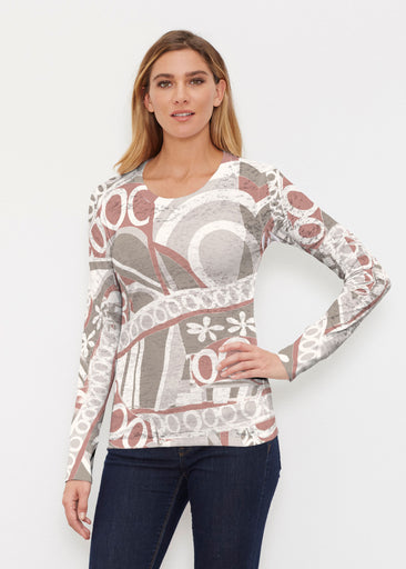 Rusty O"S (8162) ~ Thermal Long Sleeve Crew Shirt