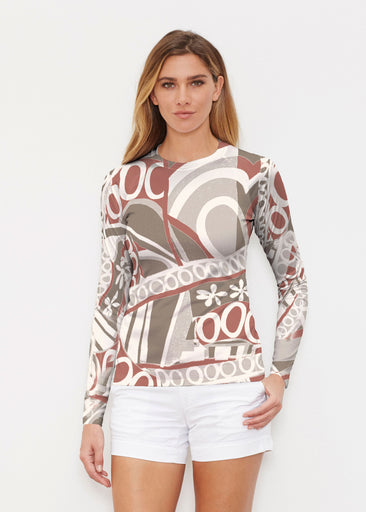 Rusty O"S (8162) ~ Long Sleeve Rash Guard