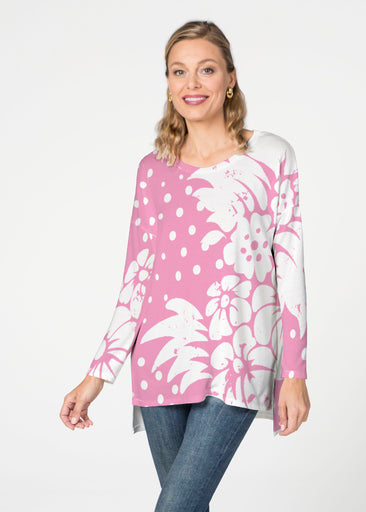 Carlotta Pink (8194) ~ Slouchy Butterknit Top