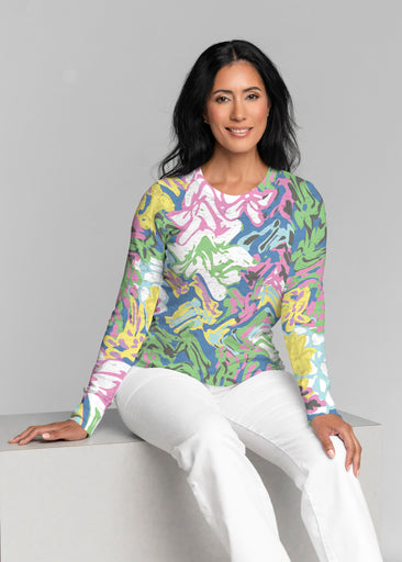 Lizzy (8197) ~ Thermal Long Sleeve Crew Shirt