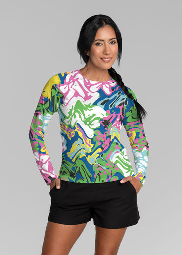 Lizzy (8197) ~ Long Sleeve Rash Guard