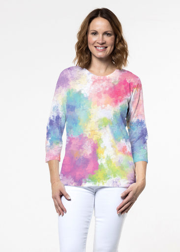 Gretta (8200) ~ Signature 3/4 Sleeve Crew Neck Top