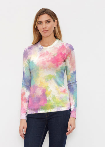 Gretta (8200) ~ Butterknit Long Sleeve Crew Top