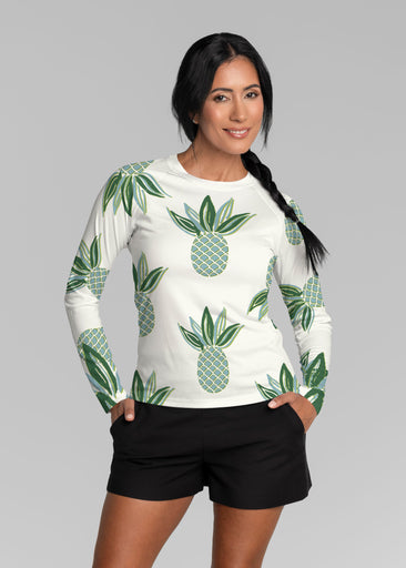 Honolulu Mint (8201) ~ Long Sleeve Rash Guard