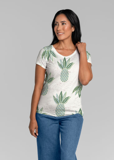 Honolulu Mint (8201) ~ Short Sleeve Scoop Shirt