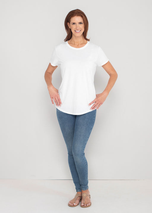  Contoured Tri-Blend Scoop Tee