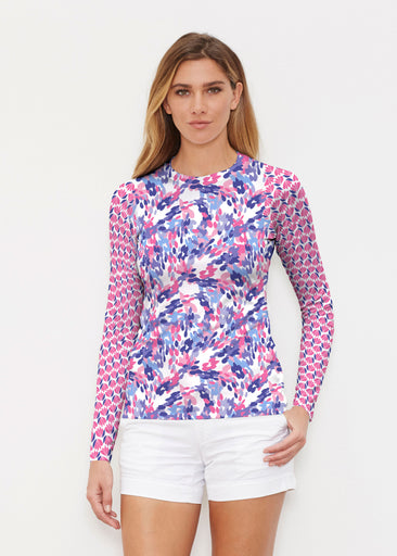 Lillypad Pink (10190) ~ Long Sleeve Rash Guard