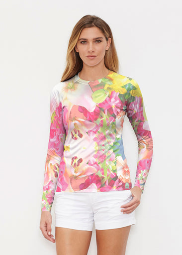 Mirage Pink (13140) ~ Long Sleeve Rash Guard