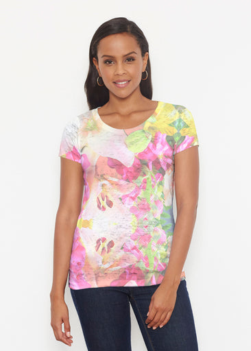 Mirage Pink (13140) ~ Signature Short Sleeve Scoop Shirt